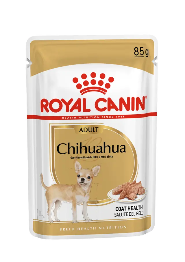 4 x POUCH CHIHUAHUA ADULT 85 GR. ALIMENTO HÚMEDO ROYAL CANIN