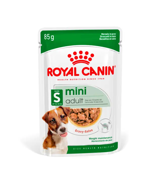 4 x POUCH MINI ADULTO 85 GR. ALIMENTO HÚMEDO ROYAL CANIN