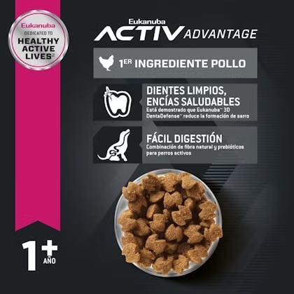 EUKANUBA PERRO ADULTO RAZA GRANDE 15 KG - Imagen 3